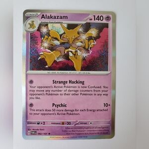Alakazam 82/167 | Twilight Masquerade | Holo Rare | NM | Pokemon TCG Card